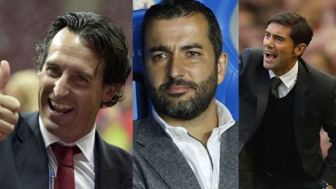 Unai Emery, Diego Mart�nez y Marcelino Garc�a