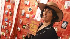 La creadora Ánxela Pardo, con su nuevo libro y su exposición en la Casa das Palmeiras