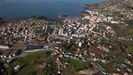 Vista area de Santa Cruz (Oleiros)