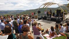 Una actuaci�n  musical en la bodega Regina Viarum en la edici�n del 2017