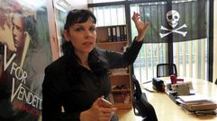 La l�der del Partido Pirata, Brigitta Jonsdottir.