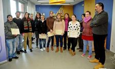 Diplomados de uno de los cursos de formaci�n de la anterior edici�n de Pisando Forte.