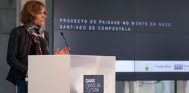 Nava Castro resalt� que el Monte do Gozo es una referencia jacobea y el mayor parque de la ciudad.