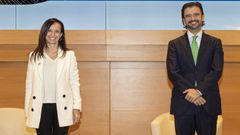 Beatriz Corredor, presidenta de REE, y Manuel Garc�a, director general de Pol�tica Energ�tica