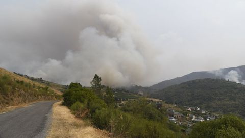 Incendio en Quiroga