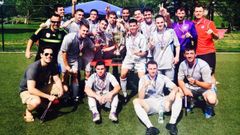 Una de las formaciones recientes del equipo gallego que juega el torneo norteamericano.