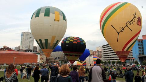 Regata de Globos en el Solarn de GIjn