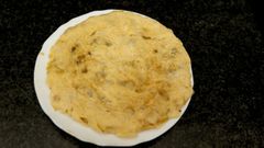 La tortilla form� parte del men� del em�rito en Mea�o