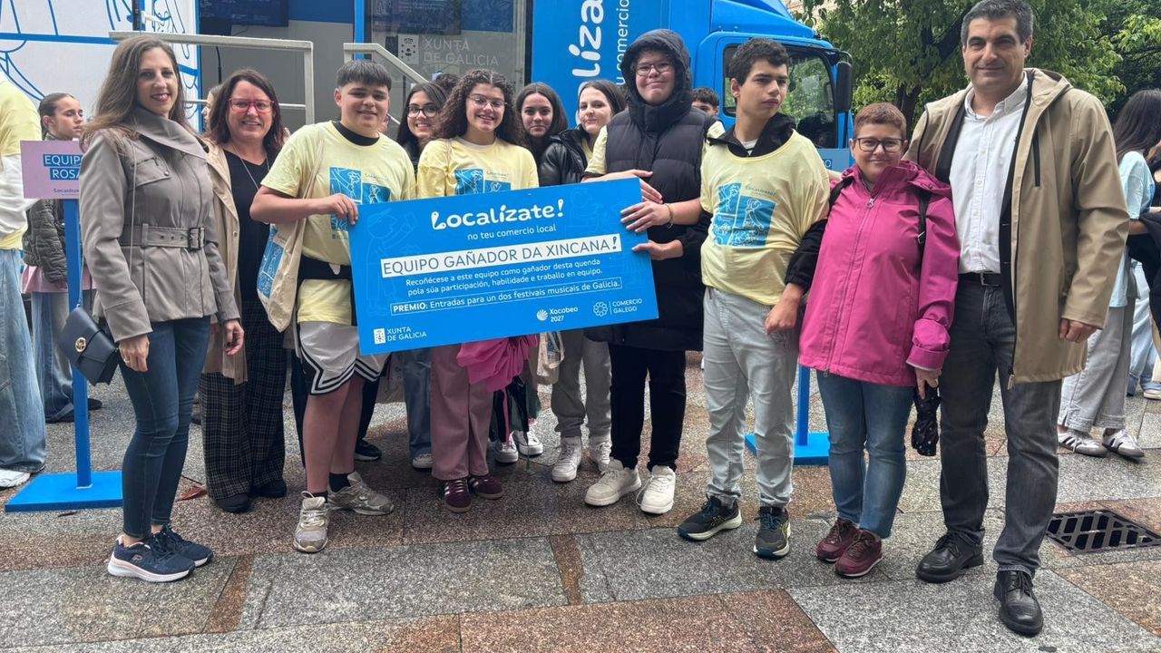 La Xunta fomenta el conocimiento del comercio local en Ourense con una yincana para jóvenes