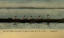 Las regatas eran uno de los principales entretenimientos de los vilagarcianos de hace cien a�os.