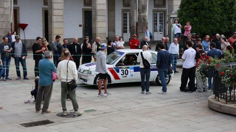 Ceremonia de salida del Rallye Rías Altas Histórico