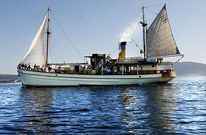 El Hidria Segundo es el �nico barco a vapor que sigue en activo en Espa�a.
