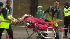 Simulacro de ataque qu�mico en Londres.
