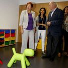 La conselleira visit� ayer el nuevo centro de salud de Monterroso.