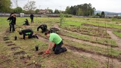 Imagen de archivo de alumnos de FP de agrojardinera en Valga