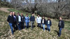 Visita del conselleiro de Medio Rural al pol�gono agroforestal de Pousada en Ri�s