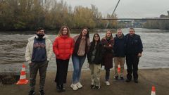 Alumnos de Ingeniera Civil de la USC y de intercambio visitaron el CECU de la Hidrgrafica en Ourense.