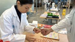 Una prueba de glucosa.