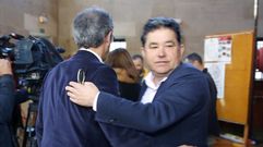 Luis Rei, de En Marea, y Miguel Anxo Fern�ndez Lores, del BNG