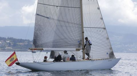 SALIENDO DE SANXENXO EN ABRIL DEL 2016