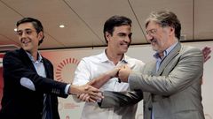 Los aspirantes a la Secretar�a General del PSOE debaten por el voto de los militantes