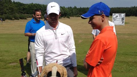 Guille, junto con Rory McIlroy