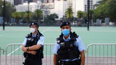 Agentes de la polic�a china en una imagen de archivo.