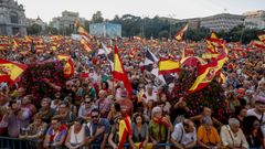 Imagen general de la manifestaci�n a favor de Ceuta en Madrid