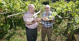 Valent�n Buceta y Manolo Garc�a fueron los organizadores de la Feira do Vi�o de Barro durante las primeras siete ediciones. 