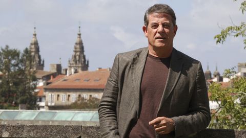 El secretario xeral del PSdeG, Jos� Ram�n G�mez Besteiro, en Santiago.