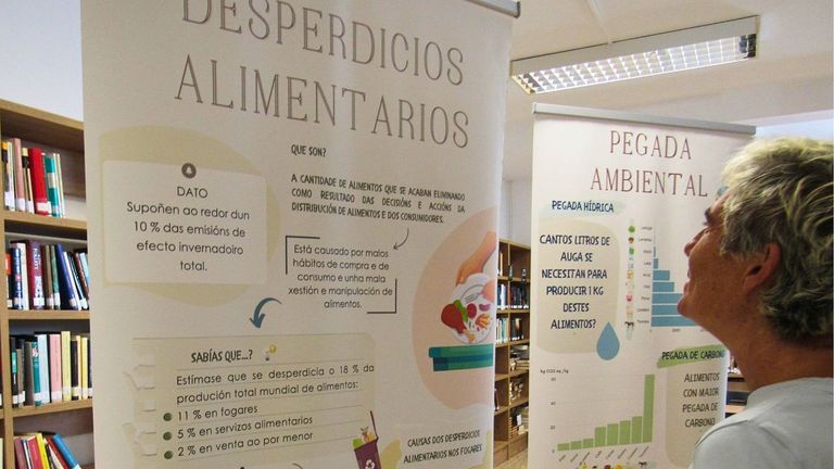 La exposici�n fue dise�ada por la Universidade da Coru�a