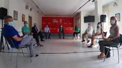 Reuni�n del PSOE ourensano con un representante de Renfe