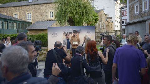 Oliver Laxe, en Navia de Suarna tras ser premiado en el Festival de Cannes