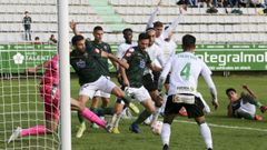 El C�rdoba, en una imagen ese curso en A Malata, cerr� la campa�a 22-23 como l�der de invierno y acab� cayendo para beneficio del Racing