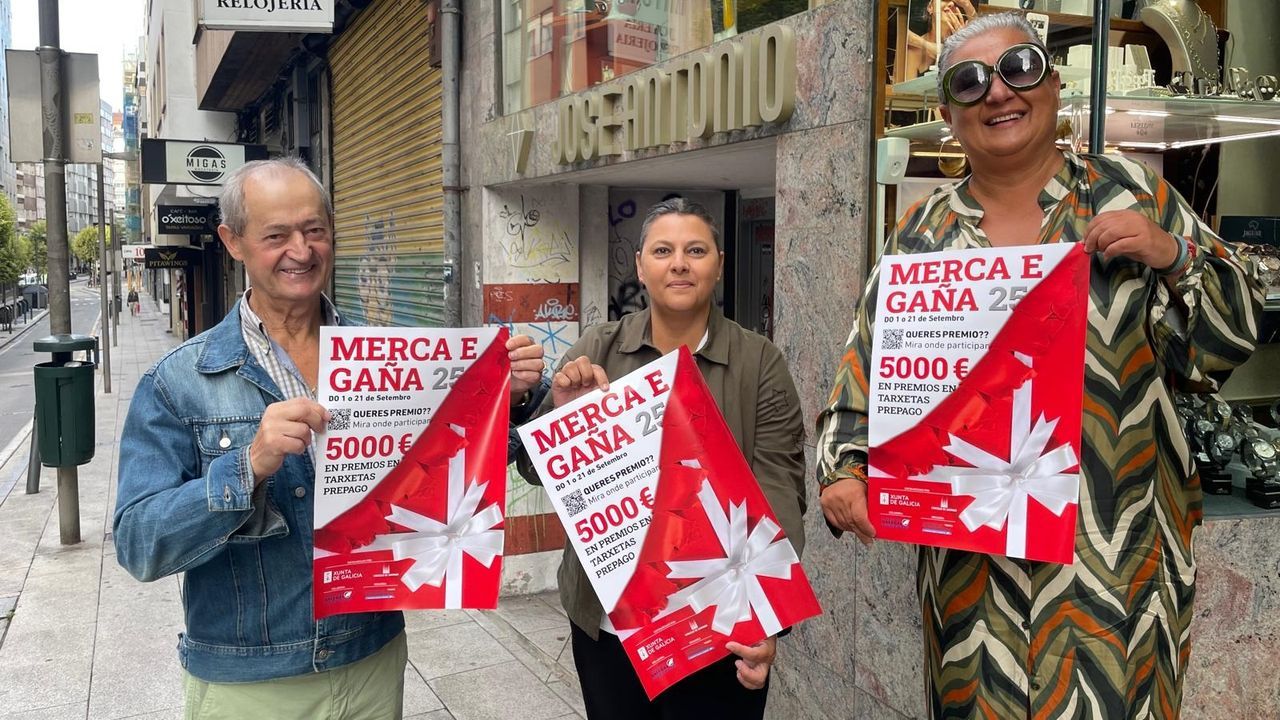 Presentación de la campaña «Merca e gaña»