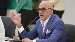 El presidente de la Asamblea Nacional de Venezuela y hermano de la presidenta interina, Jorge Rodr�guez