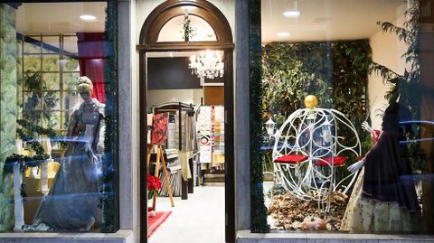 El escaparatismo navide�o de Elena Castilla Decoraci�n (Primer Premio Originalidad)