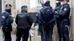 Imagen de archivo de la policía nacional en Vigo