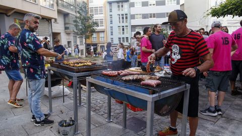 Parrillas en la calle San Juan