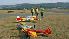 Aficionados de toda Galicia se acercaron con sus aviones al festival de aeromodelismo<span lang= es-es >. </span>