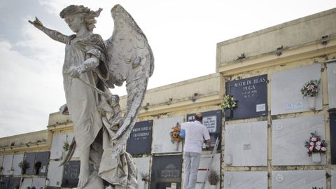 Cementerio de San Amaro, en A Corua.