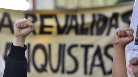 Manifestaci�n en Ferrol