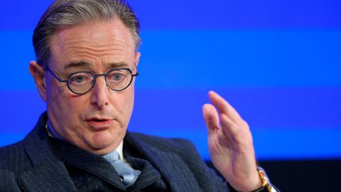 El primer ministro de B�lgica, Bart de Wever, durante su participaci�n en el Foro de Davos.