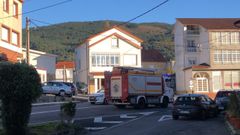 En el operativo participaron Bombeiros GES Muros y bomberos del parque de Cee