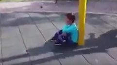 La cruel broma a un ni�o sirio