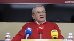 El presidente de la Asociacin de Empresarios del Transporte por Carretera de Asturias (ASETRA), Ovidio de la Roza