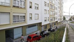 Edificios en la calle Marqu�s de Santa Cruz (Caranza), donde se encuentran algunos de los pisos