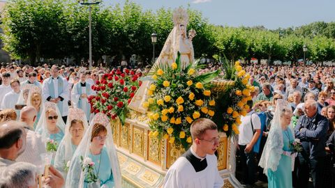 Procesin en Los Milagros