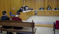 Los dos agentes declararon ayer en la Audiencia Provincial. 