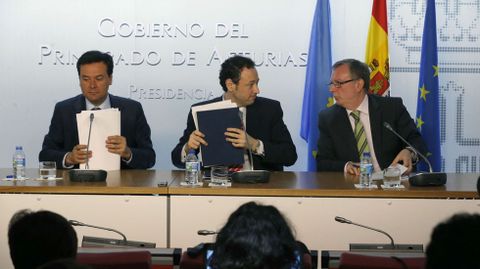 Francisco Blanco, Guillermo Mart�nez y Francisco del Busto